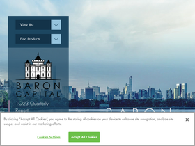 'baronfunds.com' screenshot