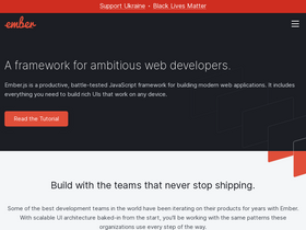 'emberjs.com' screenshot