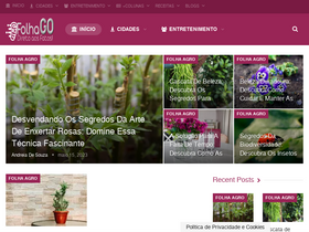 'folhago.com.br' screenshot