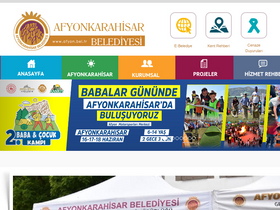 'afyon.bel.tr' screenshot