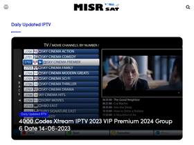 'misrsat.com' screenshot