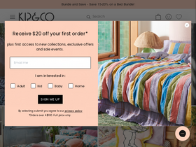 'kipandco.com.au' screenshot