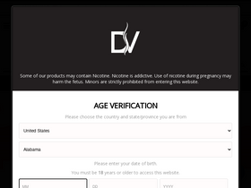 'dashvapes.com' screenshot