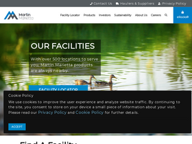 'martinmarietta.com' screenshot