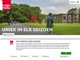 'krollermuller.nl' screenshot