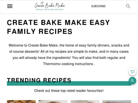 'createbakemake.com' screenshot