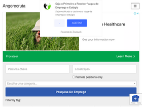 'angorecruta.com' screenshot