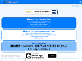 'thrill-data.com' screenshot