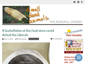'smalldeadanimals.com' screenshot