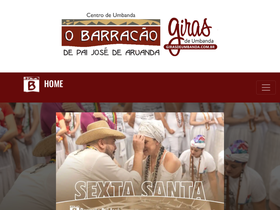 'girasdeumbanda.com.br' screenshot