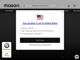 'masori.de' screenshot