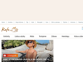 'kafe.cz' screenshot