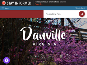 'danville-va.gov' screenshot