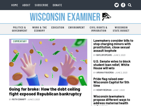 'wisconsinexaminer.com' screenshot