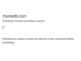 'rhymedb.com' screenshot