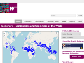 'webonary.org' screenshot