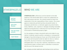 'atwebpages.com' screenshot