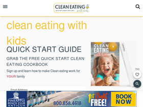 'cleaneatingwithkids.com' screenshot