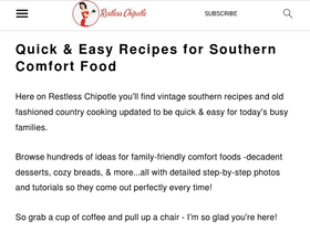 'restlesschipotle.com' screenshot