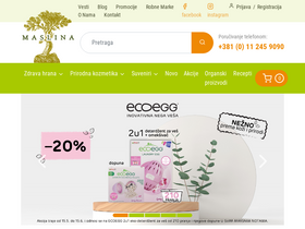 'maslina.rs' screenshot