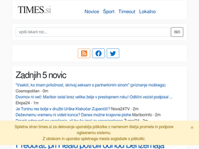 'times.si' screenshot