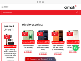 'almali.az' screenshot