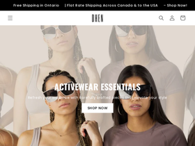 dhenapparel.com homepage screenshot