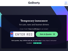 'goshorty.co.uk' screenshot