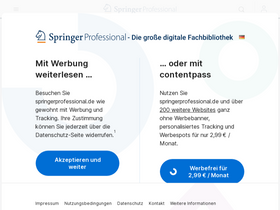 'springerprofessional.de' screenshot