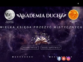 'akademiaducha.pl' screenshot