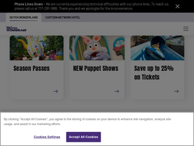 'dutchwonderland.com' screenshot
