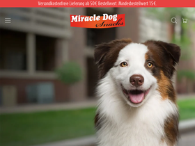miracle-dog.de homepage screenshot