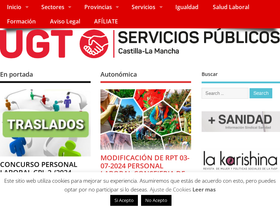 'fespugtclm.es' screenshot