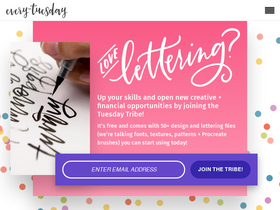 'every-tuesday.com' screenshot