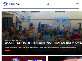 'fenae.org.br' screenshot