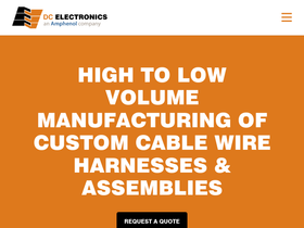 'dcelectronics.com' screenshot