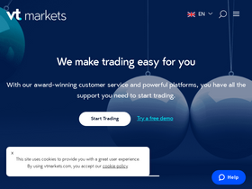 'vtmarkets.com' screenshot