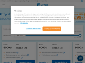 'wonga.pl' screenshot