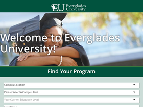 'everglades-edu.info' screenshot