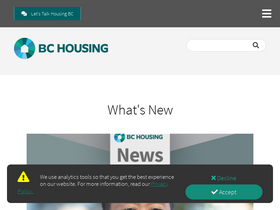 'bchousing.org' screenshot