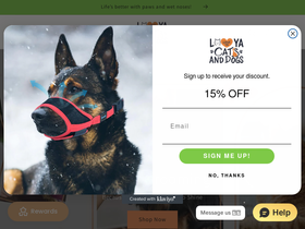 loveyacatsdogs.net homepage screenshot