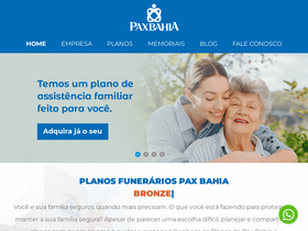 'paxbahia.com.br' screenshot