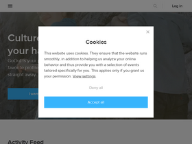 'goout.net' screenshot