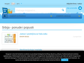 'mojgrad.rs' screenshot