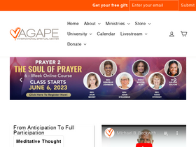 'agapelive.com' screenshot