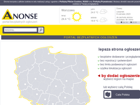 'anonse.com' screenshot