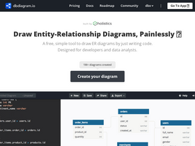 'dbdiagram.io' screenshot