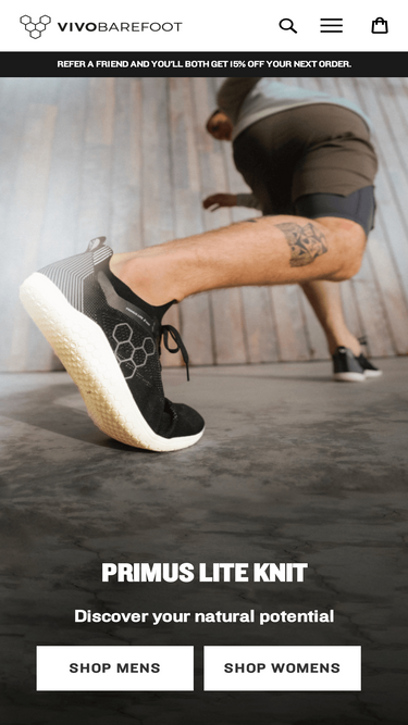 Vivobarefoot referral on sale