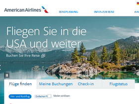 'americanairlines.de' screenshot