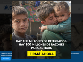 'fundacionacnur.org' screenshot